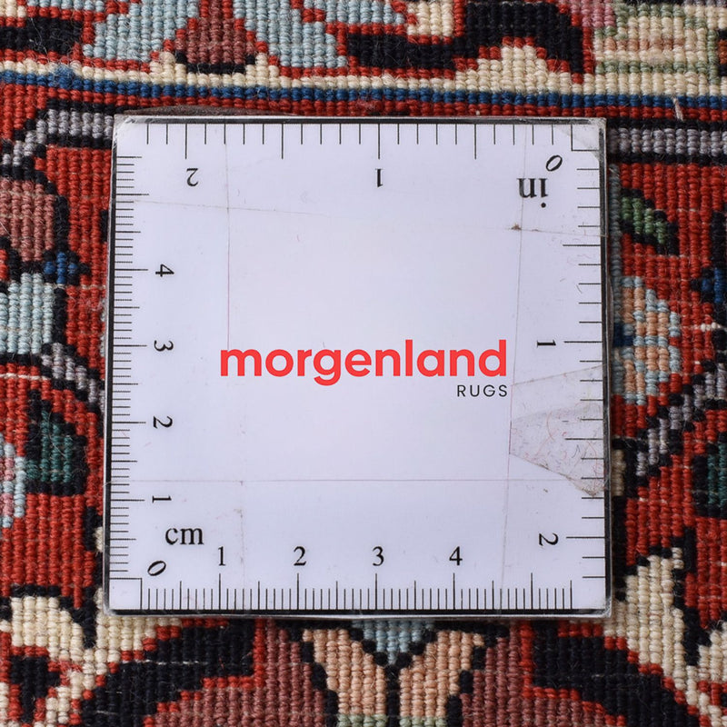 Tapis persan - Bidjar carré  - 306 x 304 cm - rouille