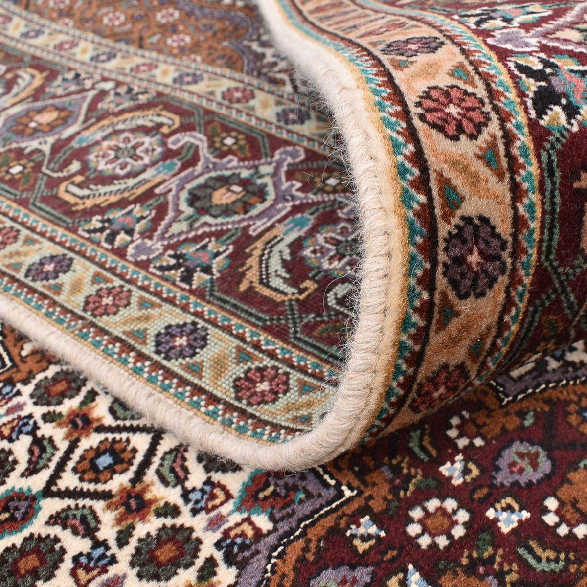 Tapis persan - Tabriz - Royal carré  - 203 x 200 cm - sable