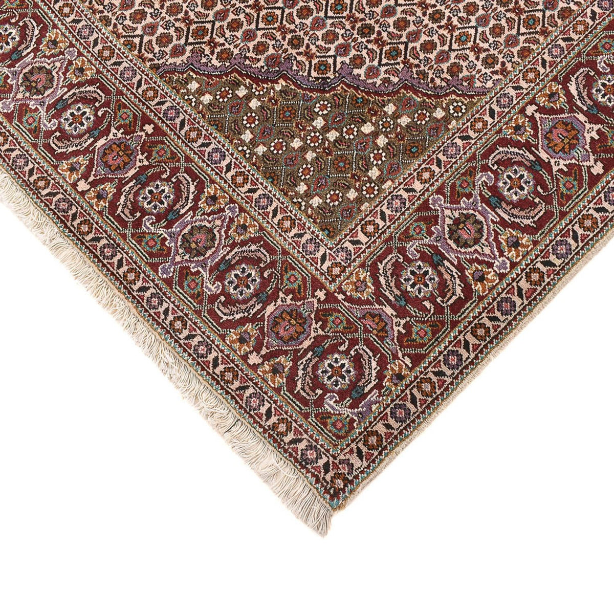 Tapis persan - Tabriz - Royal carré  - 204 x 200 cm - marron