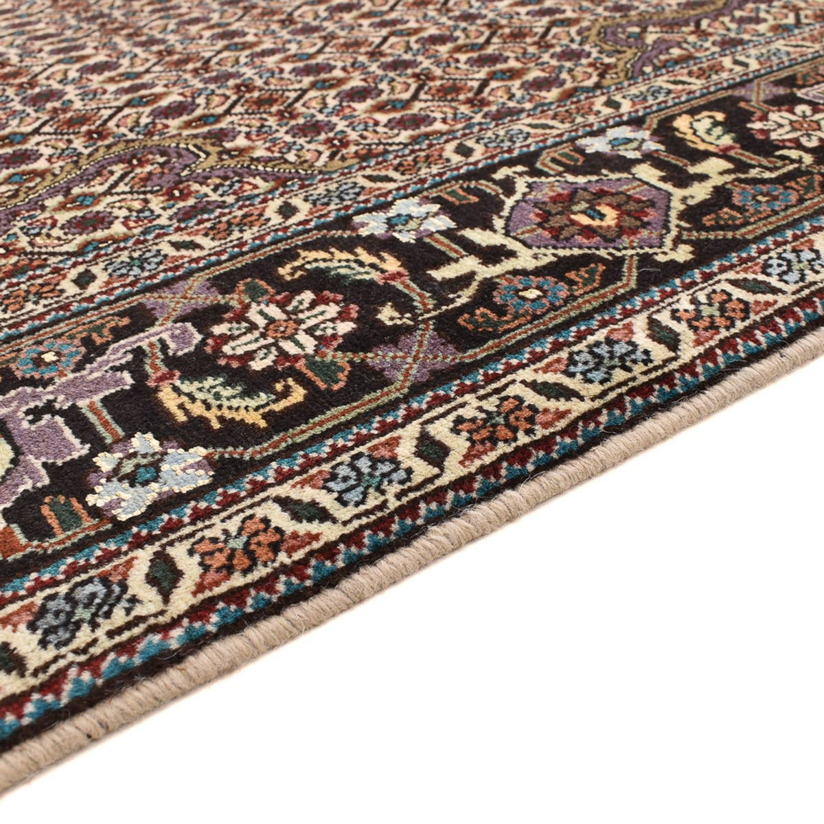 Tapis persan - Tabriz - Royal carré - 202 x 200 cm - sable