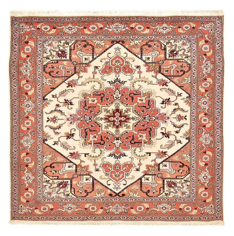 Tapis persan - Nomadic carré  - 200 x 200 cm - crème