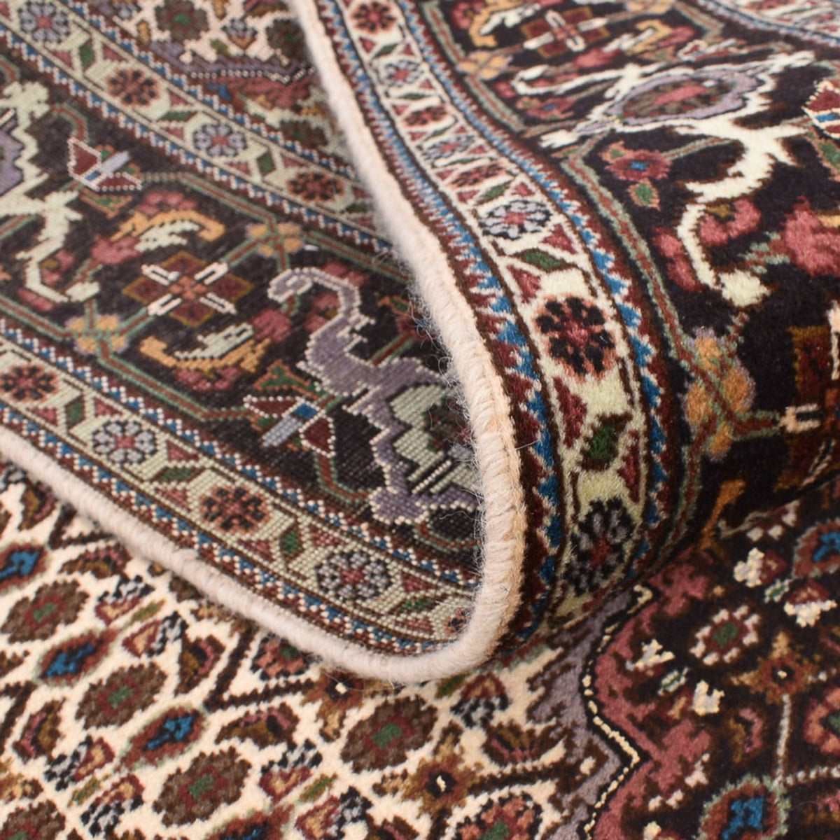 Tapis persan - Tabriz - Royal carré - 208 x 200 cm - sable