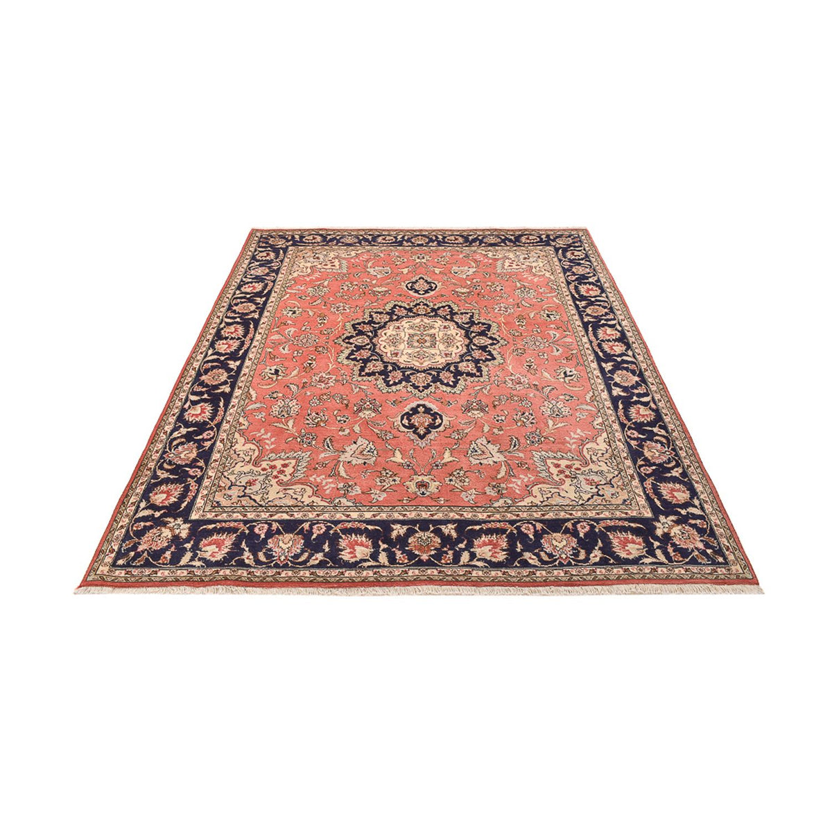 Tapis persan - Tabriz - Royal - 256 x 200 cm - rouge clair