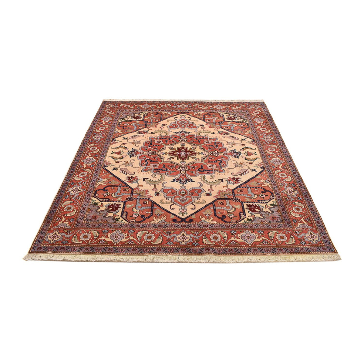 Tapis persan - Nomadic carré - 218 x 200 cm - crème