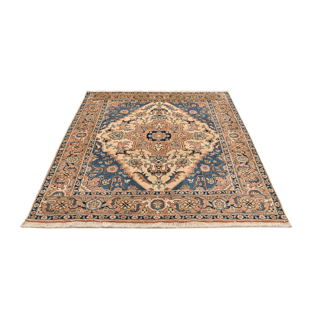 Tapis persan - Nomadic carré - 207 x 192 cm - beige clair