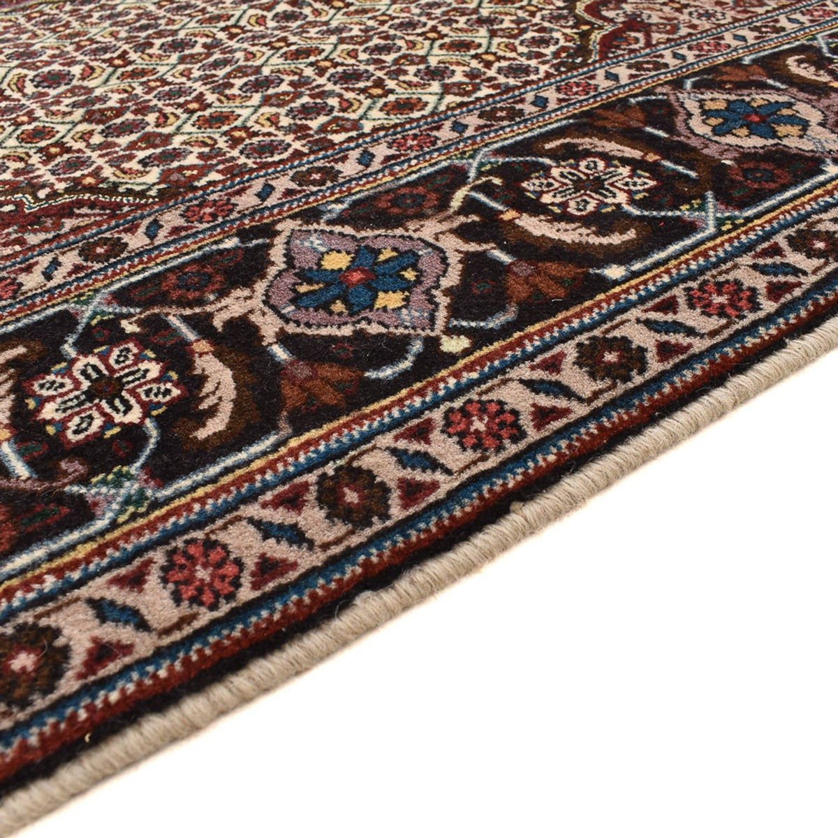 Tapis persan - Tabriz - Royal carré  - 201 x 201 cm - marron clair