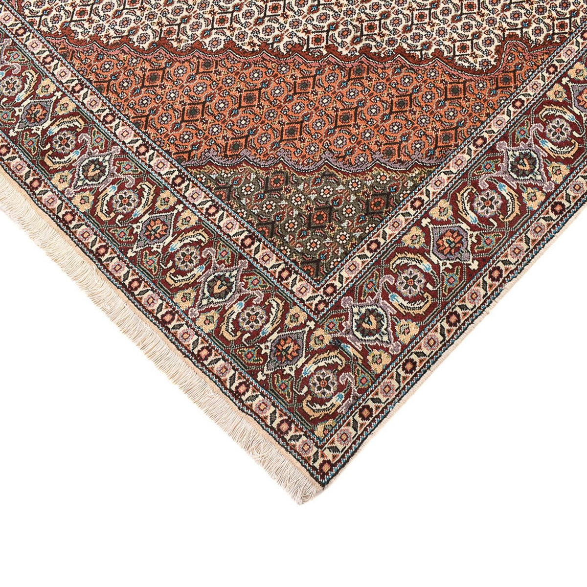 Tapis persan - Tabriz - Royal carré  - 203 x 199 cm - multicolore