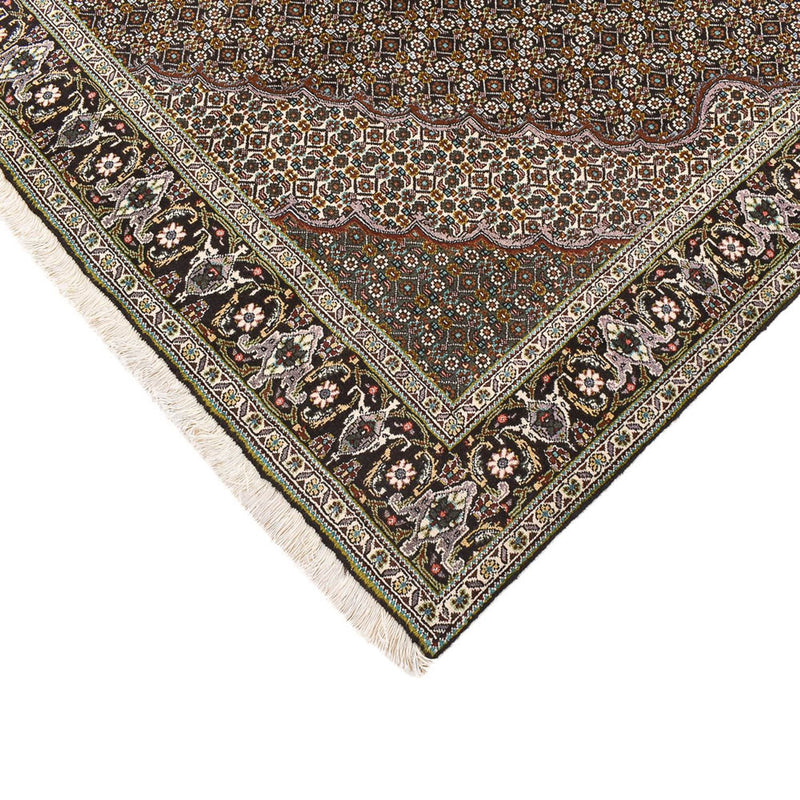 Tapis persan - Tabriz - Royal carré  - 201 x 200 cm - marron