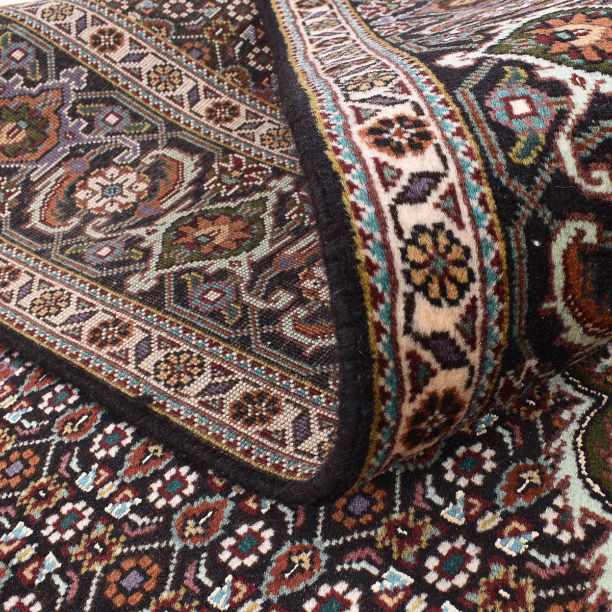 Tapis persan - Tabriz - Royal carré  - 200 x 197 cm - marron