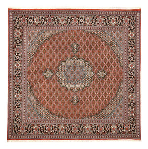 Tapis persan - Tabriz - Royal carré  - 245 x 245 cm - rouille