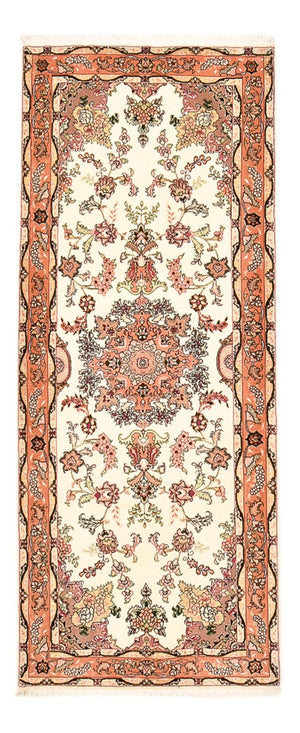 Tapis de couloir Tapis persan - Tabriz - Royal - 204 x 81 cm - multicolore