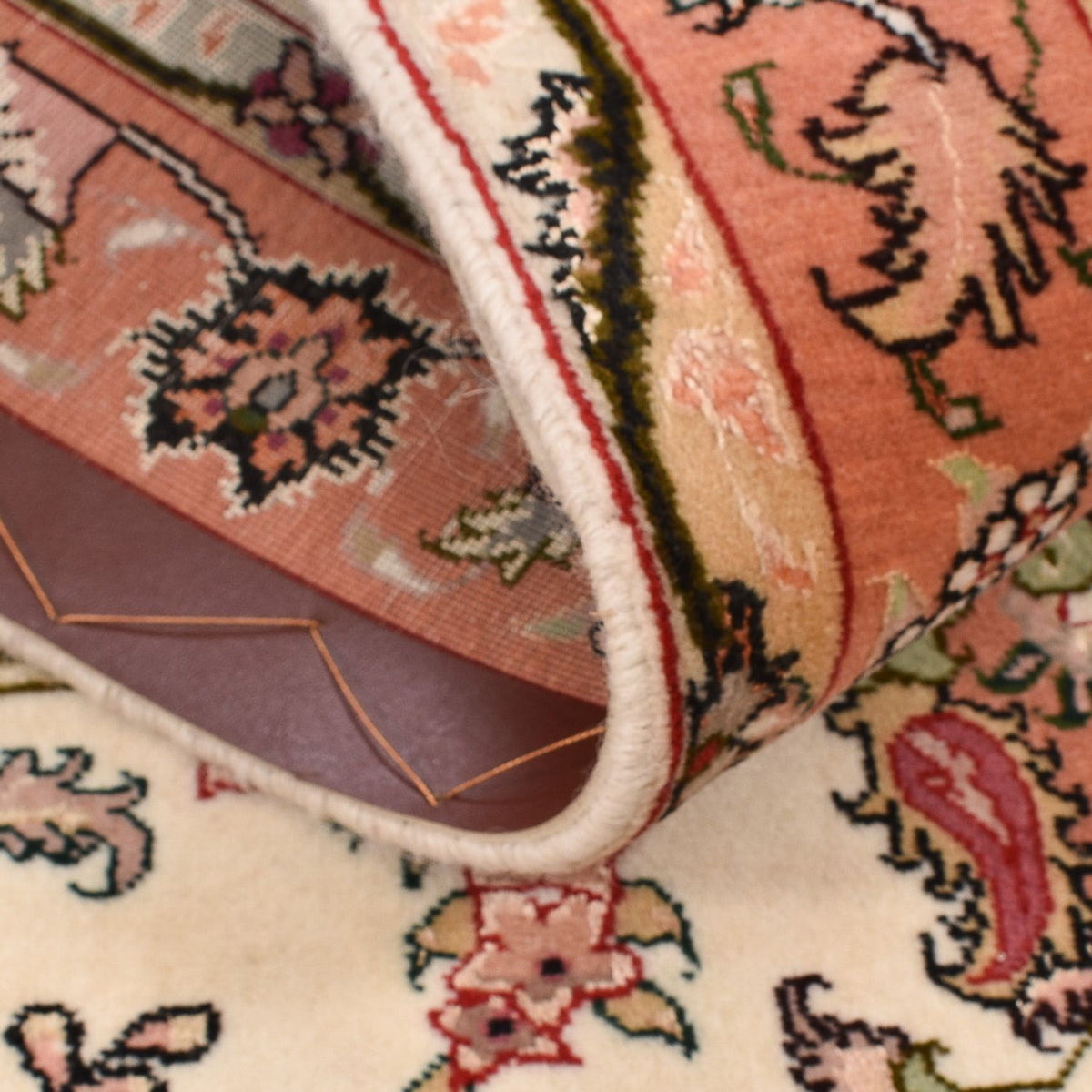 Tapis de couloir Tapis persan - Tabriz - Royal - 204 x 81 cm - multicolore