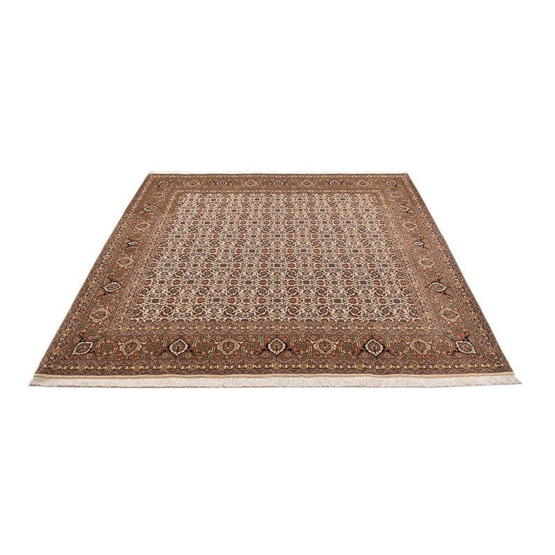 Tapis persan - Tabriz - Royal carré  - 201 x 197 cm - beige foncé