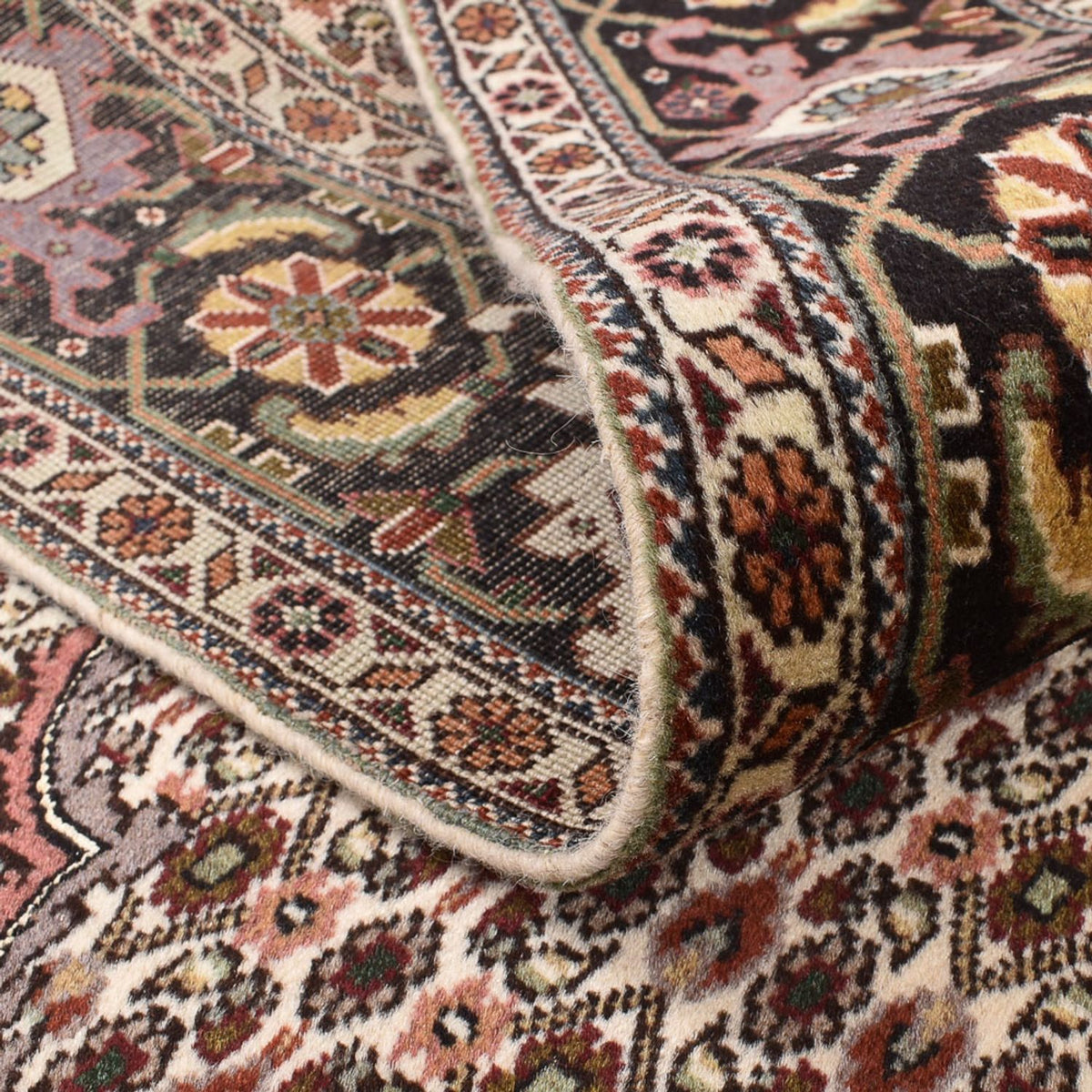 Tapis persan - Tabriz - Royal carré  - 198 x 194 cm - marron clair