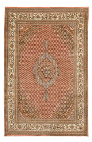 Tapis persan - Tabriz - Royal - 390 x 250 cm - rouge clair