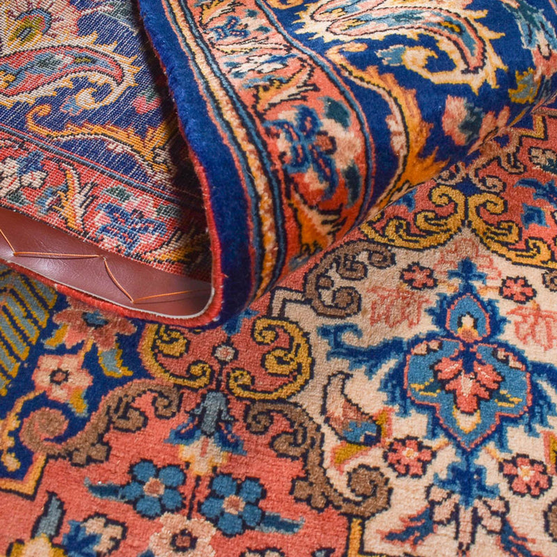 Tapis persan - Nomadic - 292 x 210 cm - rouge clair