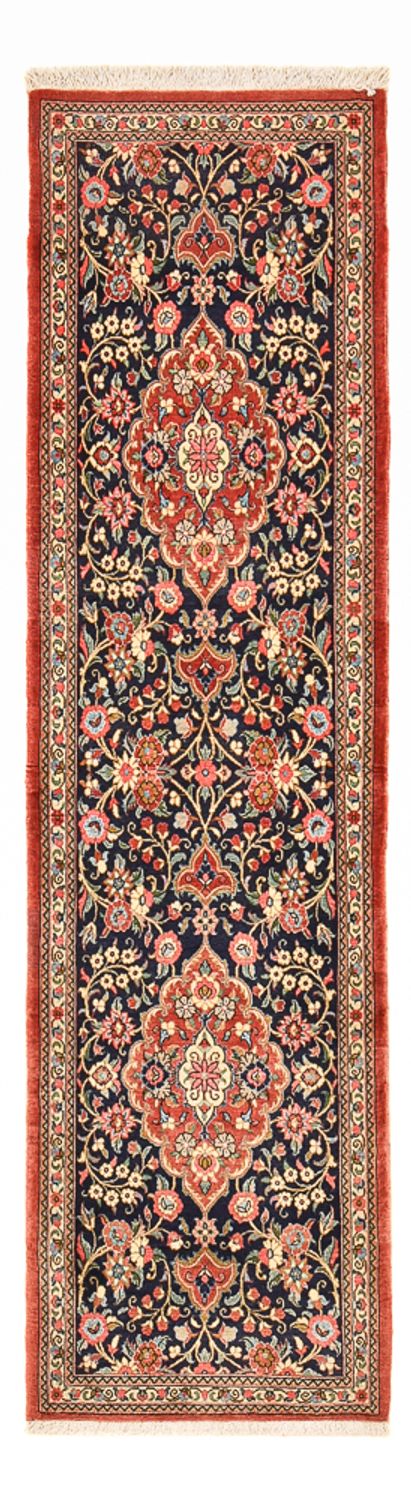 Tapis de couloir Tapis persan - Ghom - 224 x 62 cm - multicolore