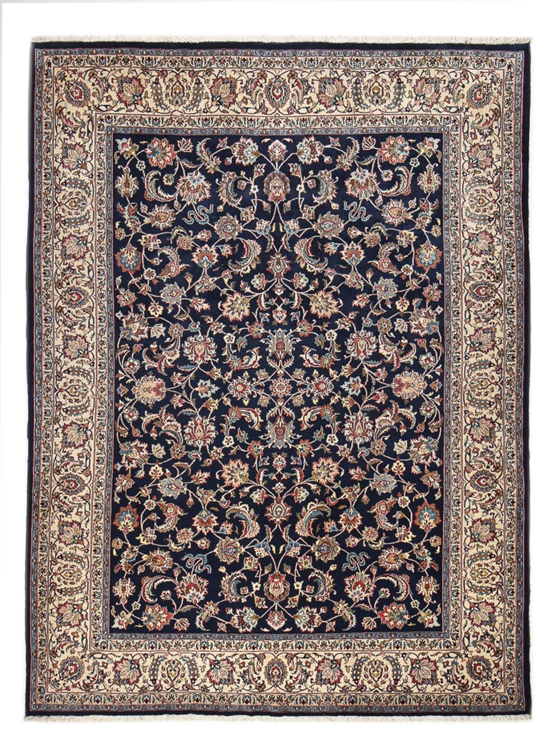 Tapis persan - Classique - 335 x 245 cm - bleu foncé
