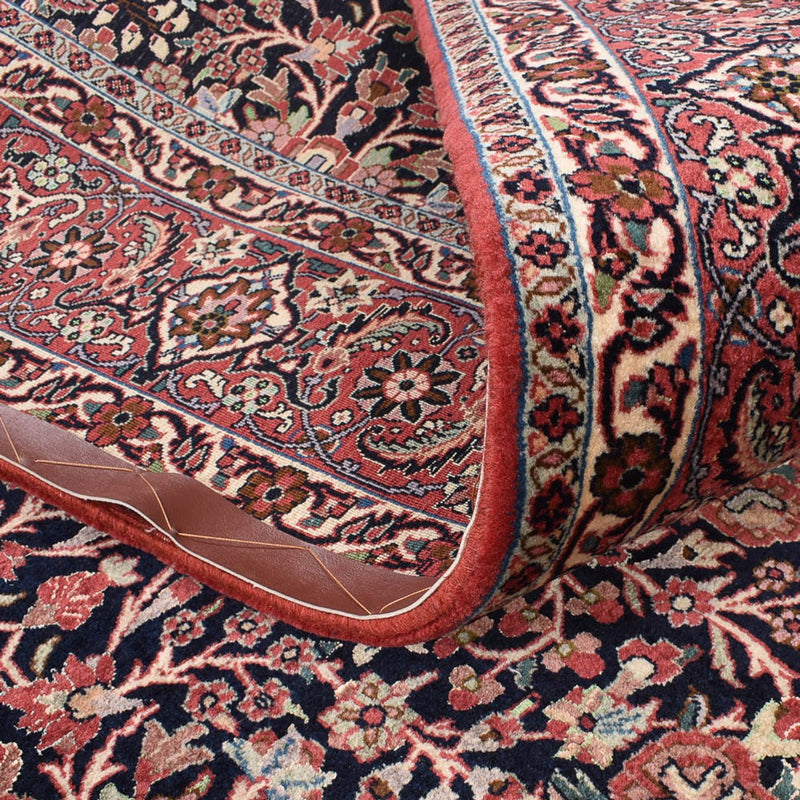 Tapis persan - Bidjar - 292 x 203 cm - rouge clair