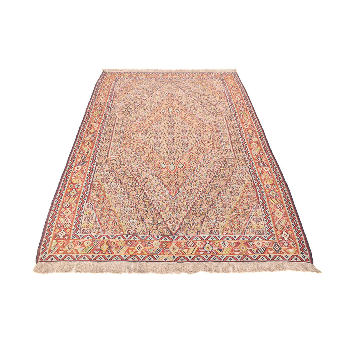 Tapis Kelim - Oriental - 262 x 157 cm - beige foncé