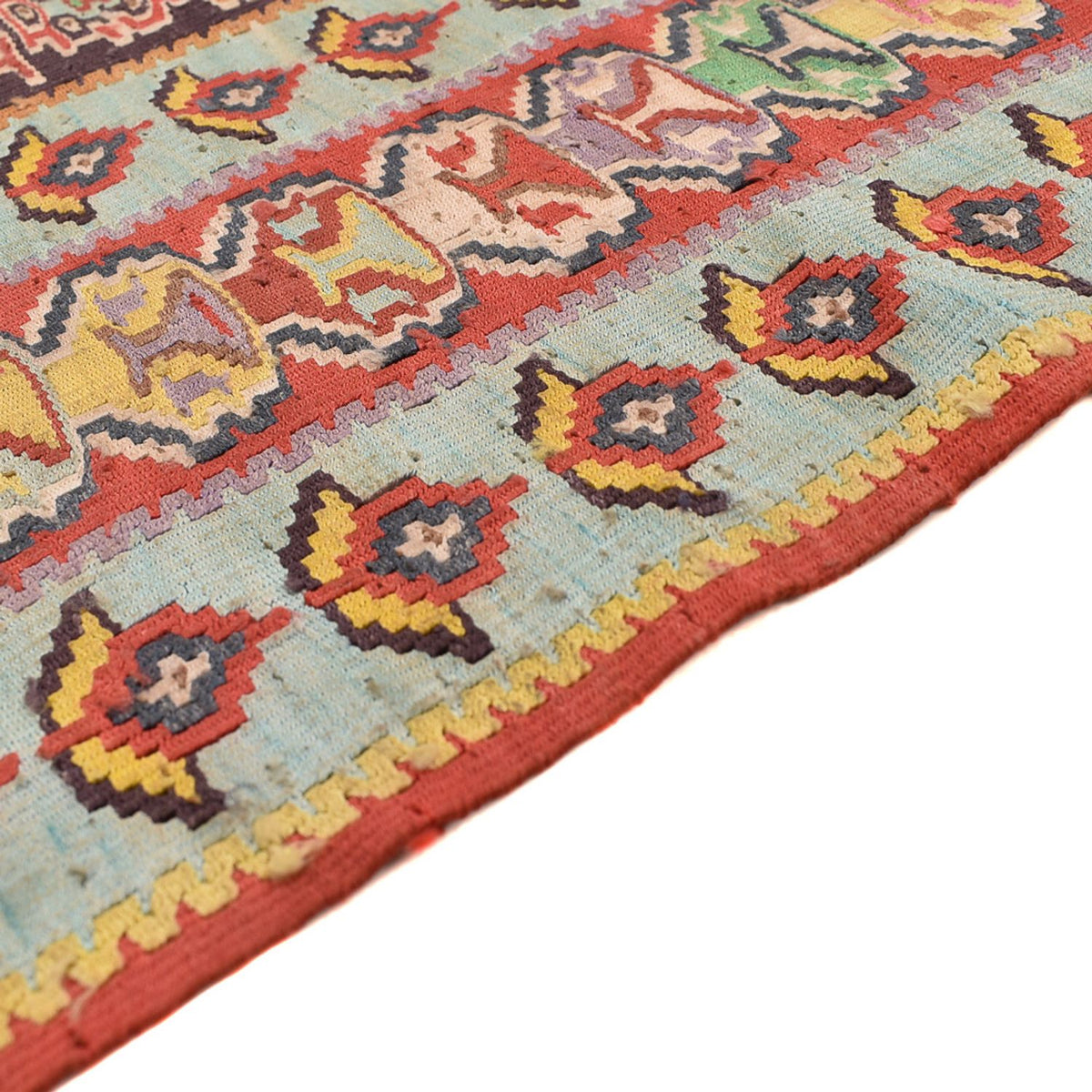 Tapis Kelim - Oriental - 265 x 156 cm - rouge