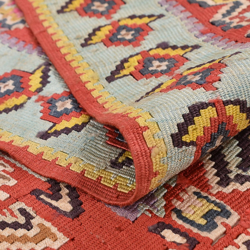 Tapis Kelim - Oriental - 265 x 156 cm - rouge