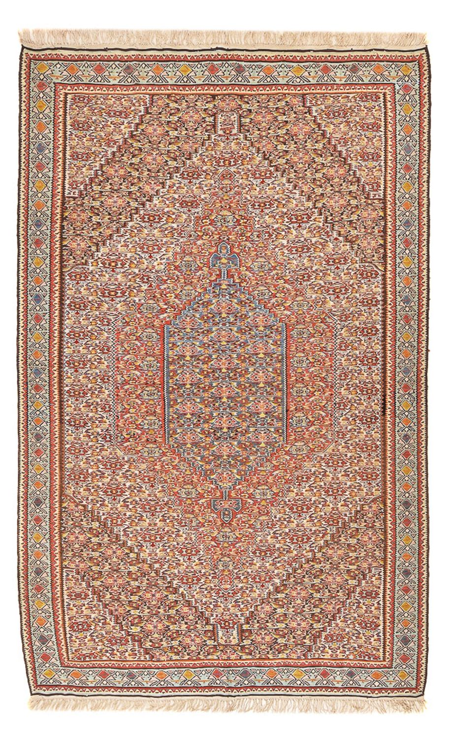 Tapis Kelim - Oriental - 260 x 160 cm - marron clair