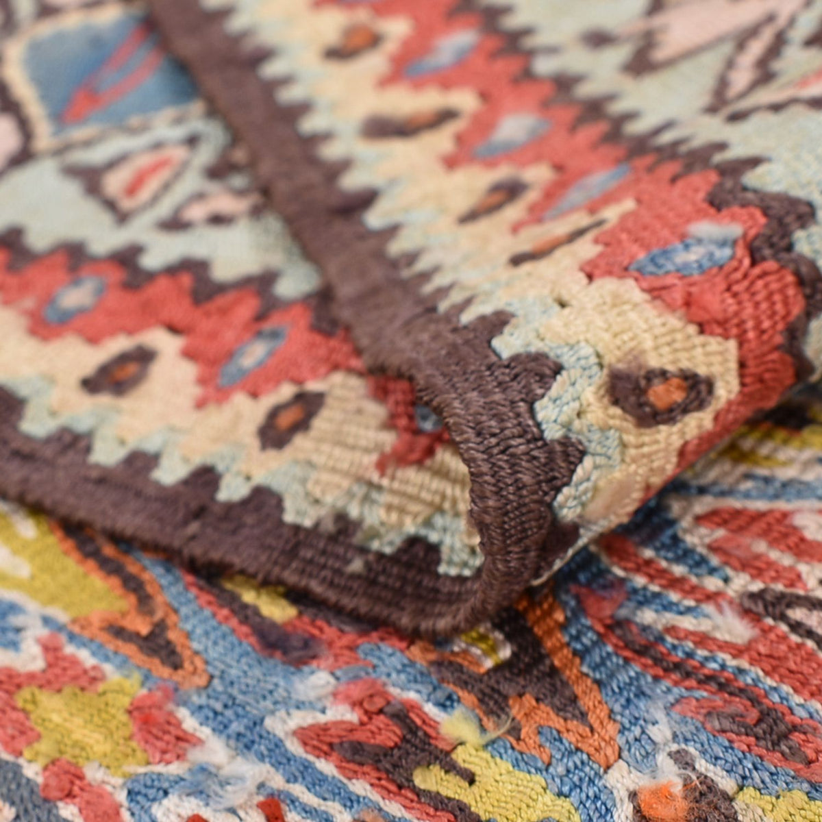 Tapis Kelim - Oriental - 260 x 160 cm - marron clair
