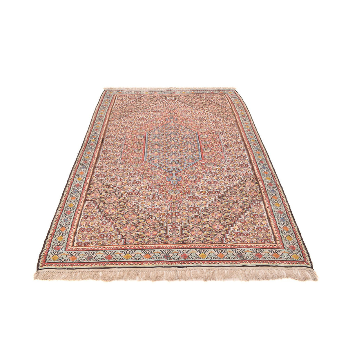 Tapis Kelim - Oriental - 260 x 160 cm - marron clair