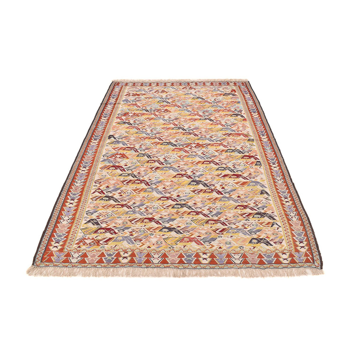 Tapis Kelim - Oriental - 255 x 160 cm - caramel