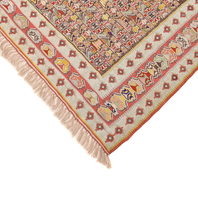 Tapis Kelim - Oriental - 270 x 158 cm - rouge clair
