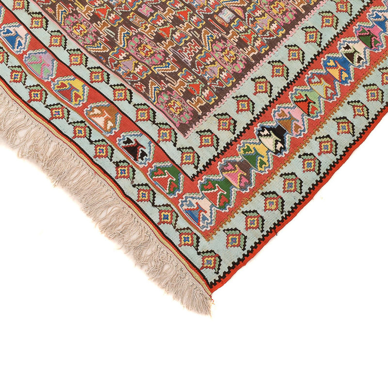 Tapis Kelim - Oriental - 258 x 160 cm - rouge clair