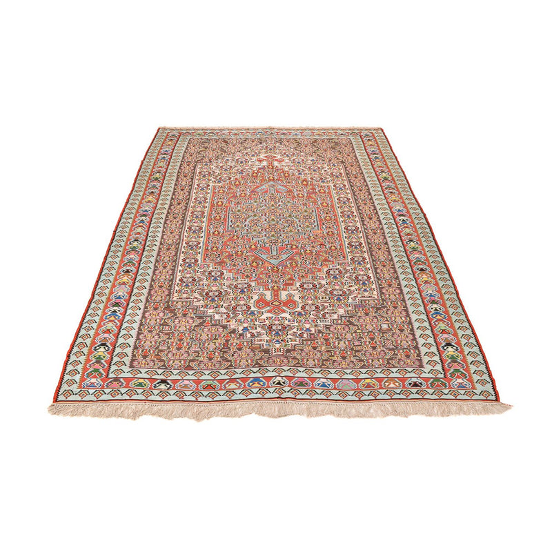 Tapis Kelim - Oriental - 258 x 160 cm - rouge clair