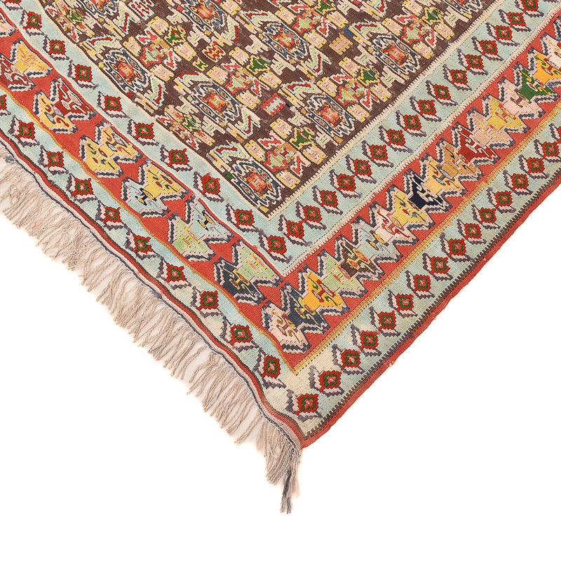Tapis Kelim - Oriental - 260 x 158 cm - rouge clair