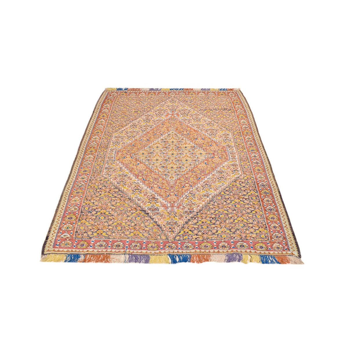 Tapis Kelim - Oriental - 200 x 140 cm - caramel