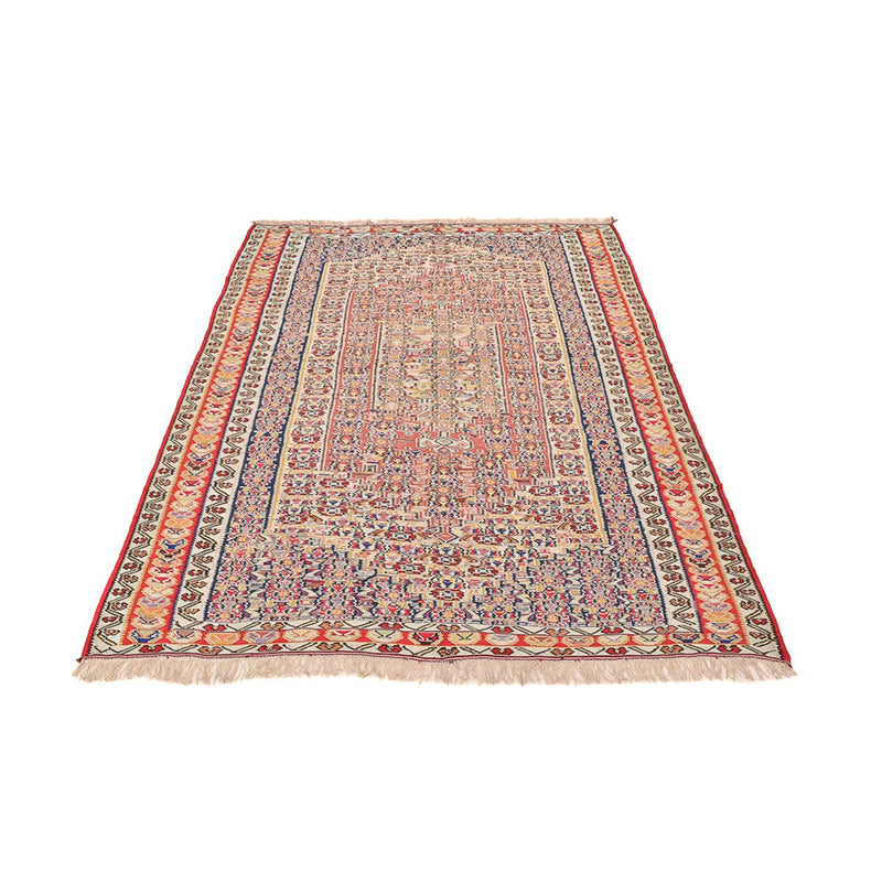 Tapis Kelim - Oriental - 250 x 153 cm - rouge clair