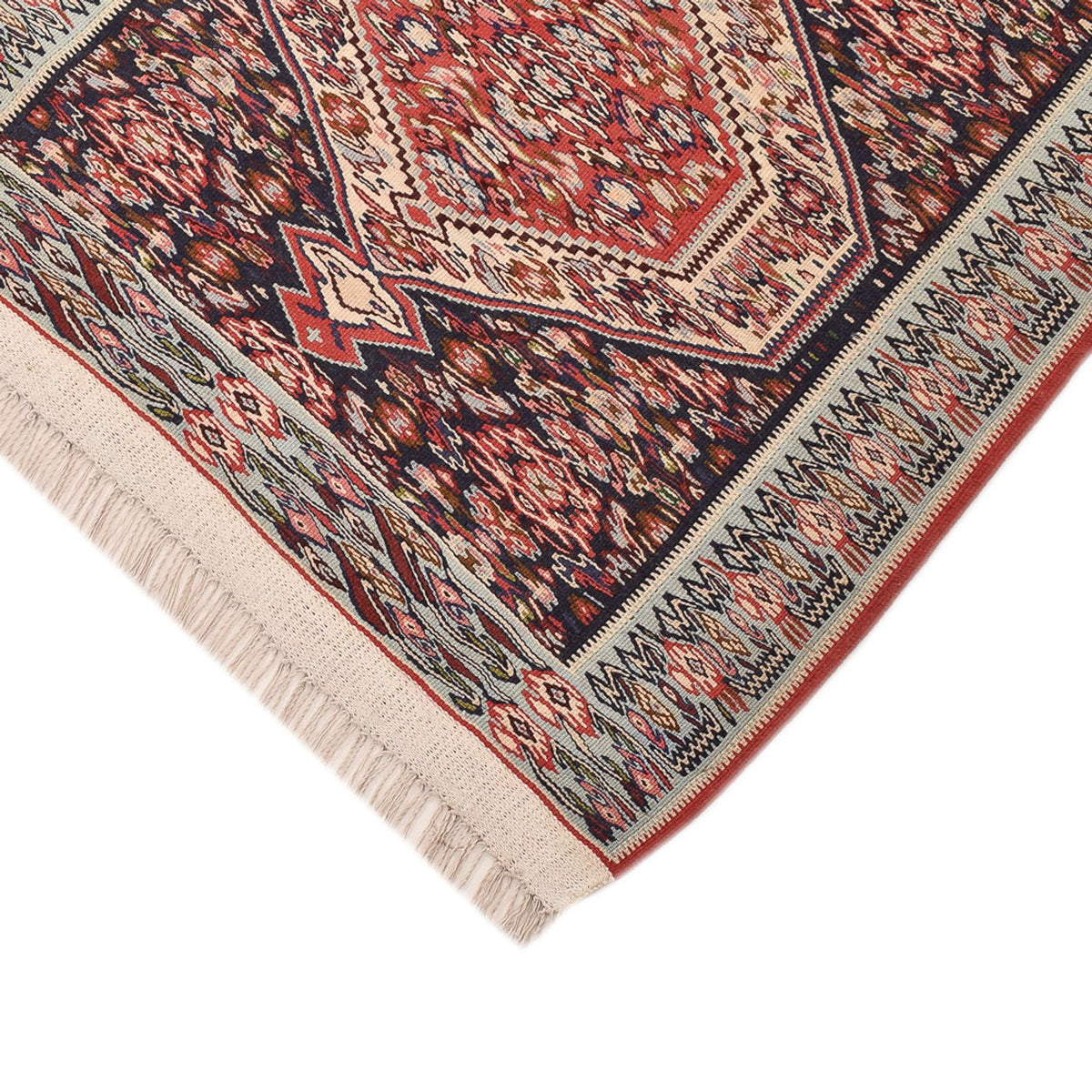 Tapis de couloir Tapis Kelim - Oriental - 395 x 85 cm - beige foncé