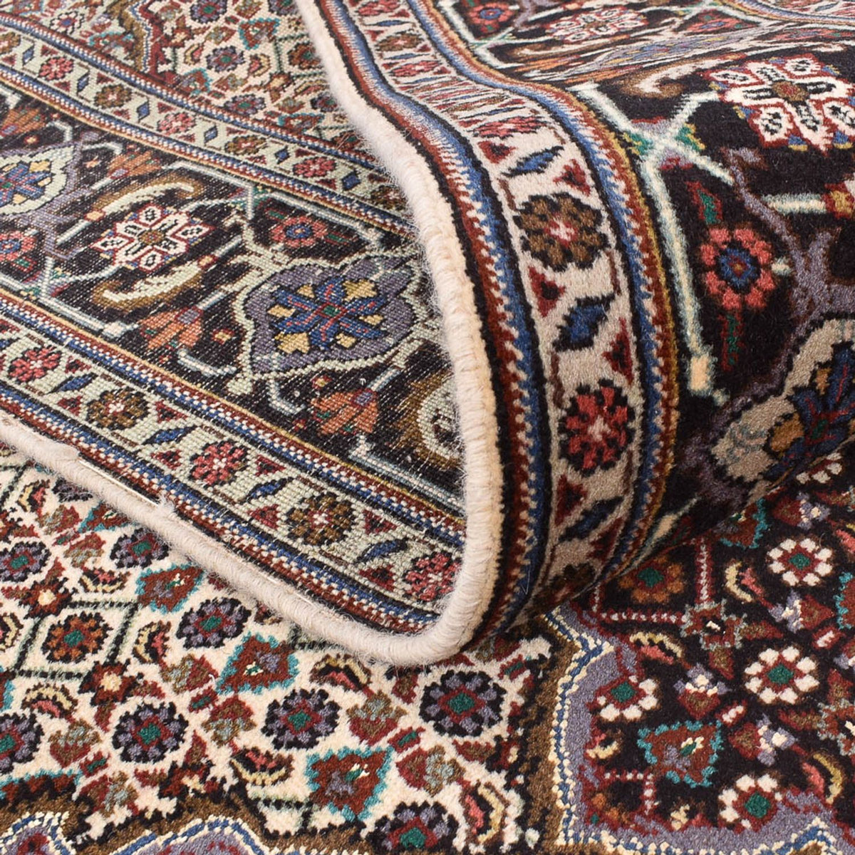 Tapis persan - Tabriz - Royal carré - 210 x 200 cm - marron clair