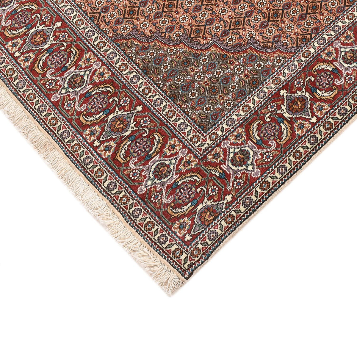 Tapis persan - Tabriz - Royal carré  - 204 x 202 cm - marron clair