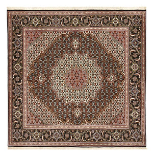 Tapis persan - Tabriz - Royal carré  - 203 x 202 cm - marron