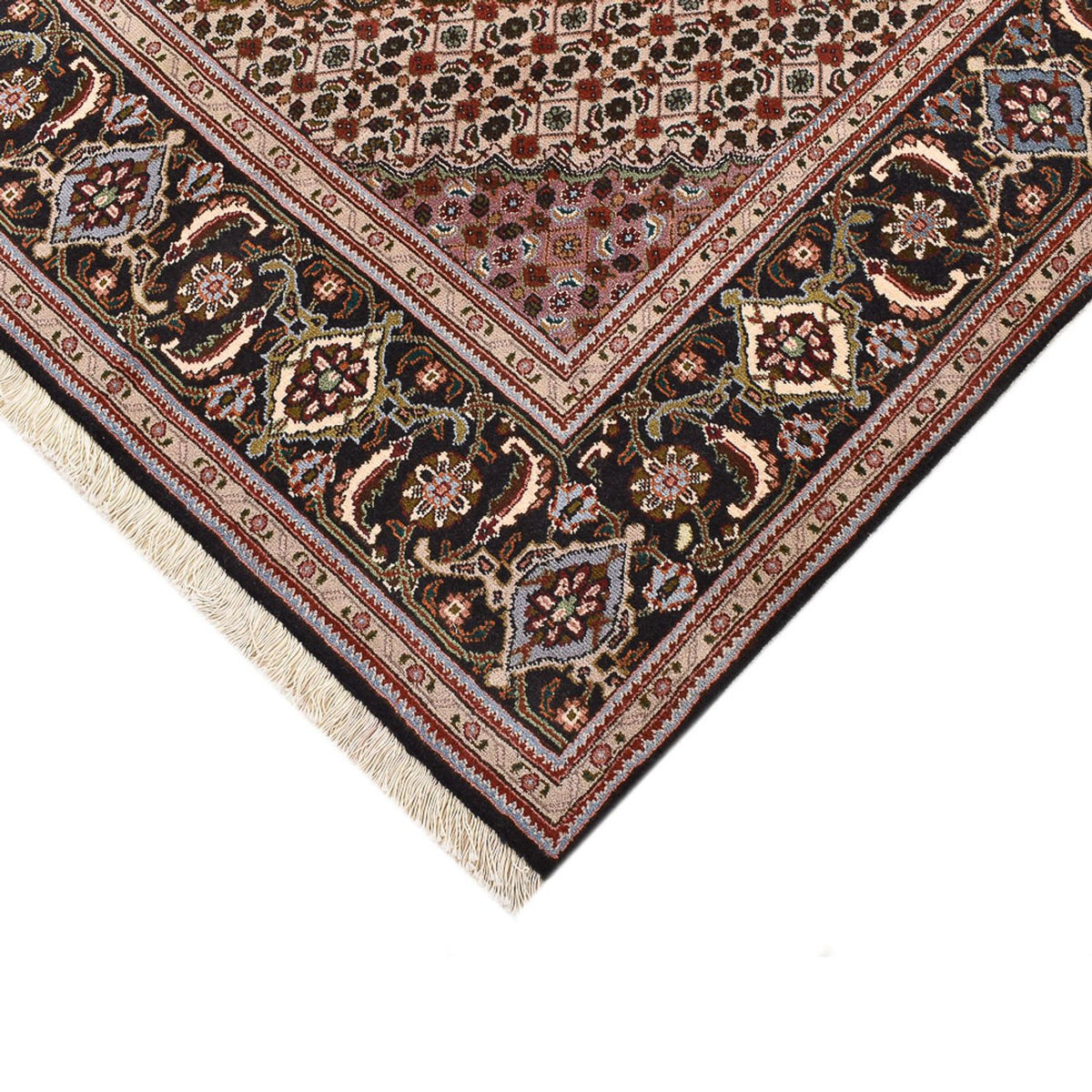 Tapis persan - Tabriz - Royal carré  - 203 x 202 cm - marron