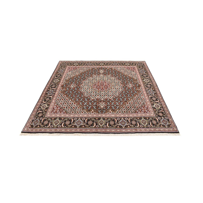 Tapis persan - Tabriz - Royal carré  - 203 x 202 cm - marron