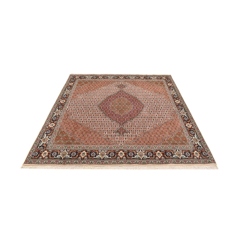 Tapis persan - Tabriz - Royal carré  - 209 x 198 cm - marron
