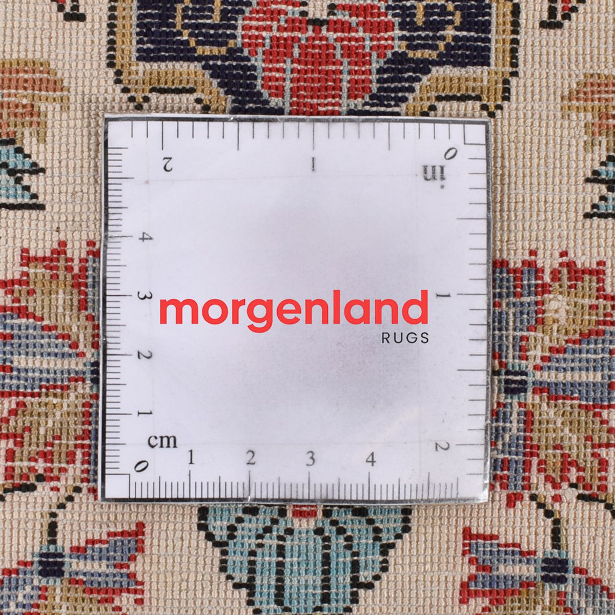 Tapis de couloir Tapis en soie - Ghom soie - Premium - 222 x 69 cm - crème