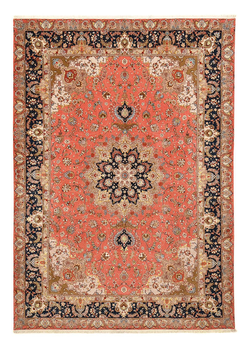Tapis persan - Tabriz - Royal - 348 x 246 cm - rouge clair