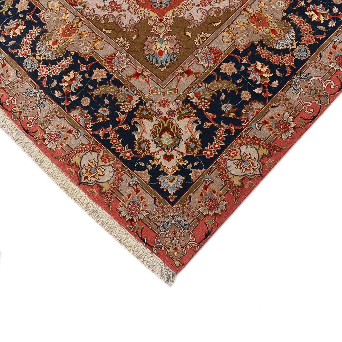 Tapis persan - Tabriz - Royal - 348 x 246 cm - rouge clair