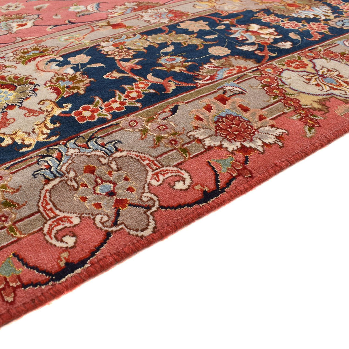 Tapis persan - Tabriz - Royal - 348 x 246 cm - rouge clair