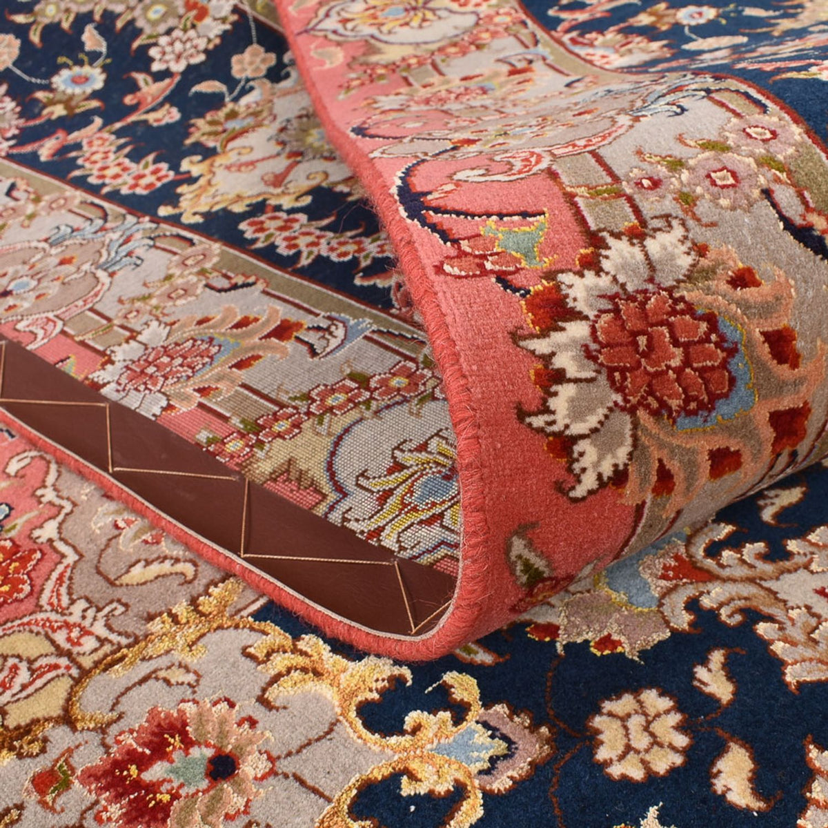 Tapis persan - Tabriz - Royal - 348 x 246 cm - rouge clair