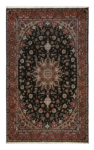 Tapis persan - Tabriz - Royal - 316 x 197 cm - bleu foncé