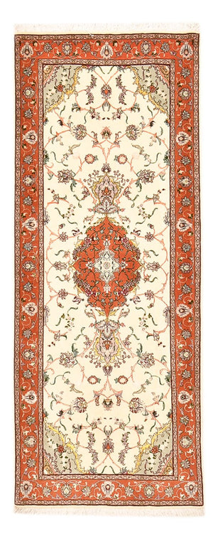Tapis de couloir Tapis persan - Tabriz - Royal - 206 x 80 cm - multicolore